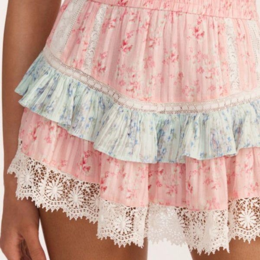 Tanisha Mini Skirt in Blue Moon Sands